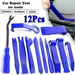 트림툴 11 12PCS 자동차 오디오 유지보수 수리 패널 제거 도구 클립 풀러 트림 세트