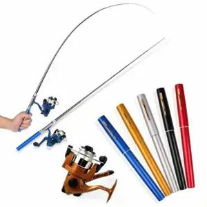 미니 릴 낚시대 휴대용 펜 타입 초보 낚시용품