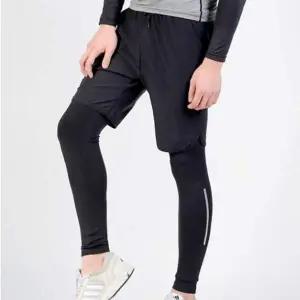 남성용 수영 레깅스 팬츠 래쉬가드 반바지 블랙 스포츠웨어