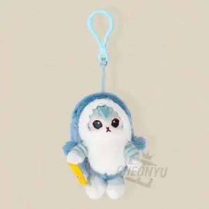 ( )모후샌드 상어 코스튬 가방고리 9cm_고등어냥