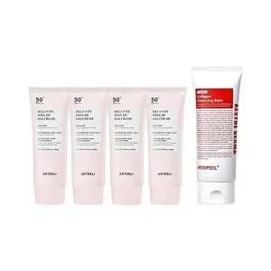[셀러허브 1]아트델리 톤업 선크림 50ml x4 + 메디필 클렌징밤 100ml