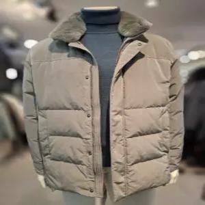 [트레몰로] (주)세정 트레몰로 25겨울 리얼FUR카라 프리미엄 다운자켓 그레이TRNKD5WA221