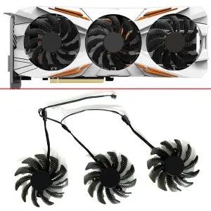 그래픽 카드 팬 교체용 냉각 팬 기가바이트 AORUS GTX 1060 1070 1080 G1 GTX 1070Ti 1080Ti 960 980Ti PLD