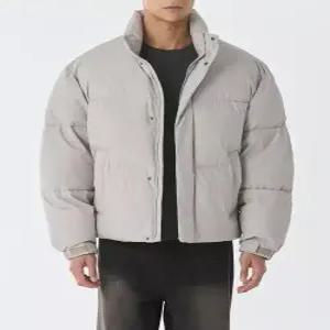 [매장정품]  musinsastandard 데일리 푸퍼 숏 패딩 재킷 애쉬 그레이