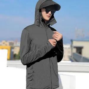 남성 쿨 메쉬 후드 아웃도어 래쉬가드 점퍼