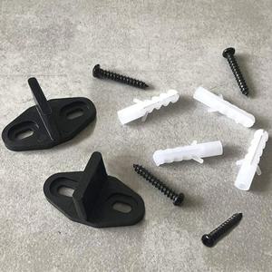 슬라이딩 문 바닥 가이드-블랙 옷장 가이드 장착형 하단 트랙 설치가 용이함