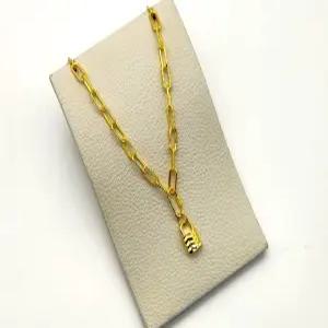 24K 순금 5돈 성클 목걸이(18K 연결고리 장식)