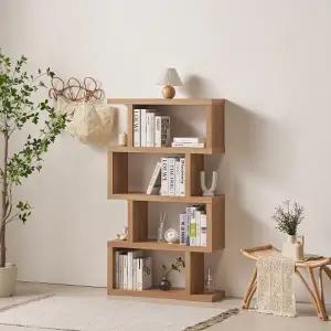 [히트가구] RG126 모듈 800 디자인 소형 4단 책장 2colors (착불)