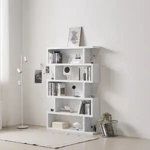 [히트가구] RG123 모듈 1200 디자인 5단 책장 2colors (착불)