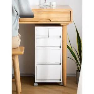 이동형 보조 서랍장 회사 사무실용 4단 26x37x58cm