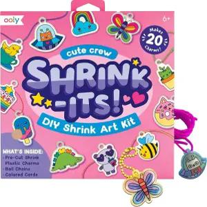 들을 위한 Oly 28 PC DIY 축소 아트 키트 20 개의 플라스틱 프리컷 부적 등 지저분하지 않은 크리에이티브