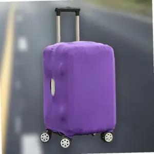여행 가방 캐리어 스판 커버 카바 덮개 케이스 퍼플XL