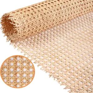 24인치 너비 천연 지팡이 웨빙 5피트 캐닝 프로젝트용 라탄 롤 가구 의자 캐비닛 천장 침대용 직조 오픈