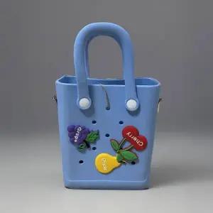 굿즈 EVA 비비드 선물 어린이집 미니 스카이 과일 젤리 방수가방 크로스백 기념 롱타임헬씨 블루