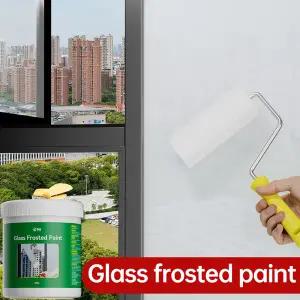 500ml 프로스트 글라스 아트 페인트 커버드 글라스 페인트 욕실 창문 샌드블라스팅용 수성