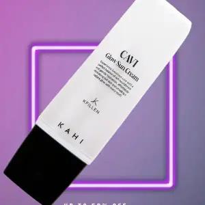 KAHI 가히 캐비 글로우 선크림 50gml 대용량 자외선차단 주름관리 + 사은품증정