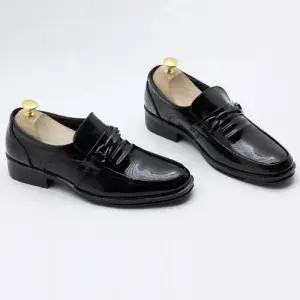 소가죽 끈없는 구두 체인 장식 데일리구두 신사화 WF05E99