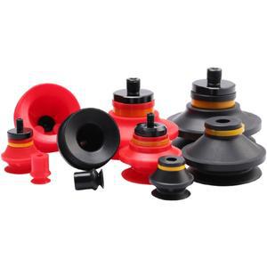 산업용 공압 실리콘 진공 흡입기, 이중 레이어 피팅, 로봇 액세서리, 패드 흡입 컵, 깍지 VB10 20 30 40 50