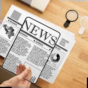 필름 PVC 노안 뷰어 휴대용 독서용 휴대용확대경 3배율 세트