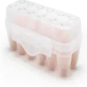 냉장고용 페데르산 달걀 보관함 뚜껑이 있는 홀더 안전 버클이 쌓을 수 (1)