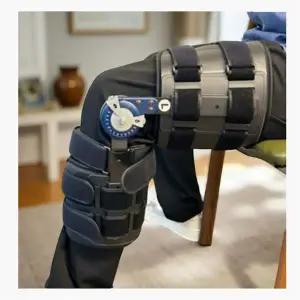 pcl 보조기 슬관절 무릎 보호대 각도 조절 지지대 슬개건 우(오른쪽)