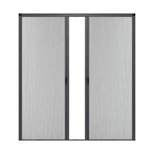 슬라이딩 도어 자바라도어 접이식문 회색 중문 5cm 블라인드 베란다