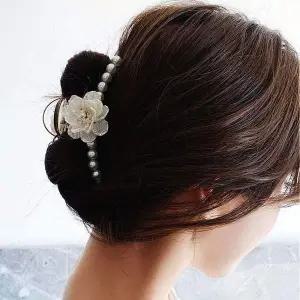 [골드스마일]헤어 반 묶음 셀프올림머리 왕집게핀 집게 고급 핀 삔 머리 긴