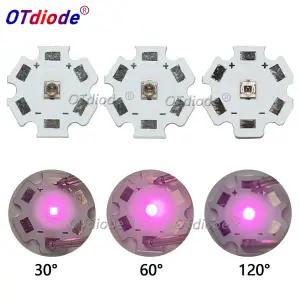 10pcs 3W 3535 적외선 IR 850NM 3060120도 IR 캠보안산업 시설 리케이션 용 고전력 LED 다이오드