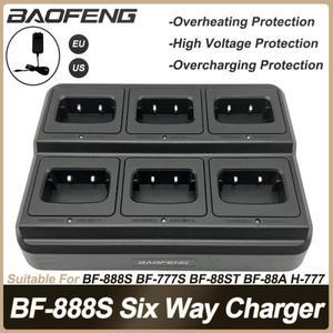 BF-888S BAOFENG 워키토키 및 배터리 멀티 유닛 충전기 베이스 6 방향 적합
