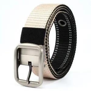 [골드스마일]캐주얼 웨빙 벨트 남성 허리띠 옷핀 양면 회전버클 웨빙허리띠