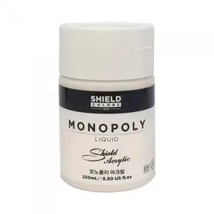[셀러에이드]쉴드 아크릭 칼라 모노폴리 물감 250ml 600 화이트 미술용