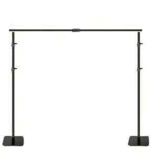 전문가용 스튜디오 배경 스크린 이동식 지지대 빔스크린 거치대 텔레스코픽 두꺼운 2x2m