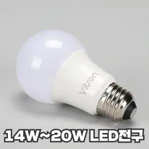 LED전구 14W 15W 18W 20W 주광색 주백색 전구색 26베이스소켓