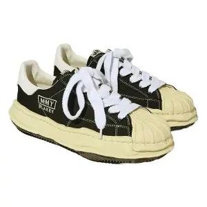 [미하라야스히로]24SS 미하라 야스히로 블레이키 OG 솔 캔버스 로우 블랙 A09FW732