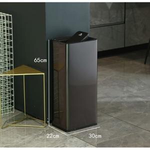 스윙휴지통 사무실 사각 27L 쓰레기통 로비 호텔 스텐 인테리어 실버 스테인레스 대형