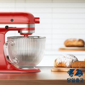 키친에이드 믹서용 유리 볼 4.5 5쿼트 틸트 헤드 (스탠드 주입구 및 계량 눈금 포함)