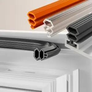 샷시부속 창문 부품 알루미늄 여닫이 창 씰 방음 TPE 웨더 갭 필러 테이프 고무용 새 씰링 스트립