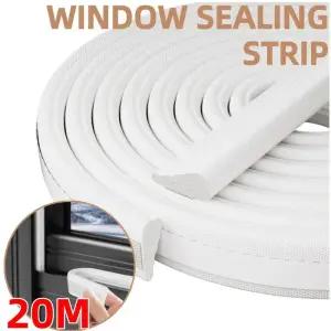 샷시부속 창문 부품 20M-2M 창 씰링 스트립 접착 PU 음향 폼 도어 방음 방풍 갭 필링