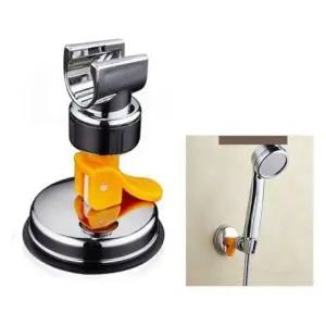 각도 조절 가능한 샤워기 헤드 걸이 고정 거치대 욕실 용품 기걸이 흡착 보수 행거
