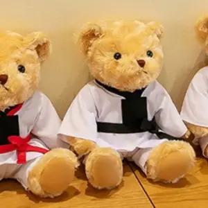 태권도 인형 도복 테디베어 곰돌이 도복 주짓수 단체 관장님 선물 백꾸 승급 인형키링 곰인형