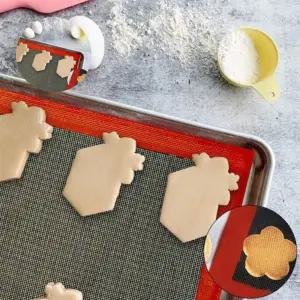 (제스트)실리콘 베이킹 작업판 굽기용 오븐용 매트 쿠키 타공