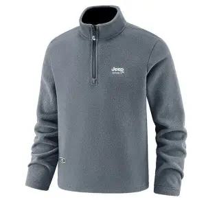 [지프]지프스피릿 후리스 반집업 티셔츠 그레이 (JSFATS1022)