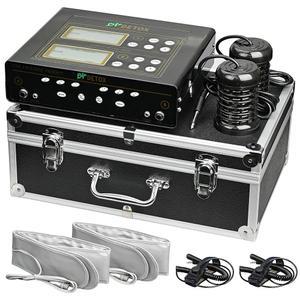 아이오닉 풋 배스 디톡스 머신, 듀얼 LCD 디스플레이가 장착된 스파 시스템, 어레이 2개, 히팅 허리 벨트 손목 밴드 2개 사용자용