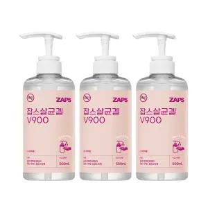 살균소독 손소독제 잡스 살균겔 V900 바이러스방지 500ml, 3개