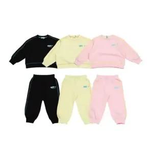 [갤러리아] (26S)그래픽 포인트 맨투맨,팬츠 택1  QAMT01611/QATP01611TW