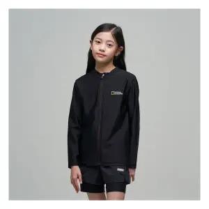 42URG610 스몰로고 래쉬가드 풀집업 CARBONBLACK 1473236