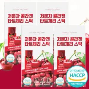 몽모랑시 저분자 피쉬 콜라겐 타트체리 젤리 스틱 4박스