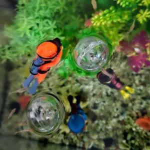 [셀러에이드]어항 장식 잠수부 피규어 수영하는 수족관 소품