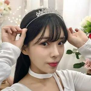 웨딩 티아라 왕관머리띠 A