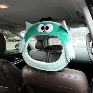 쁘띠베베 후방안전거울 자동차 카시트 차량용 뒤보기거울 안전거울 보조미러 공룡 부엉이 뒷자석